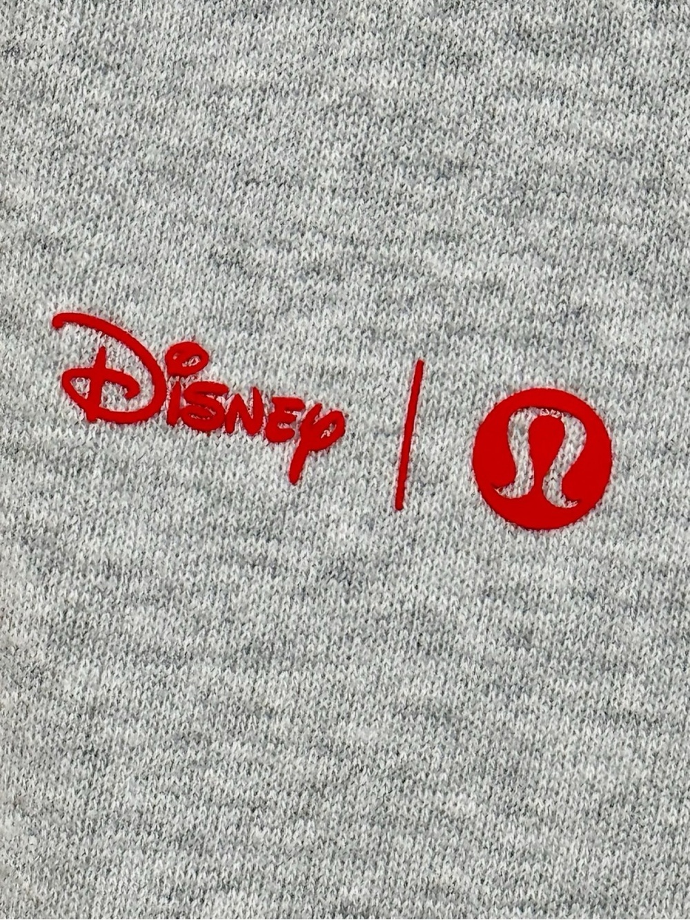 NWT Lululemon x Disney Mickey Mouse Steady State Joggers Gray Red Size Small - Picture 4 of 11